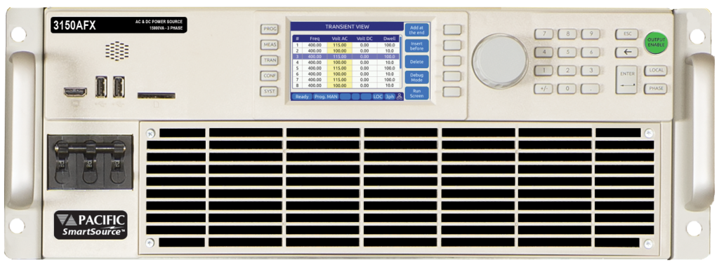 Programmable AC and DC Power Source - AFX Series Direct Front