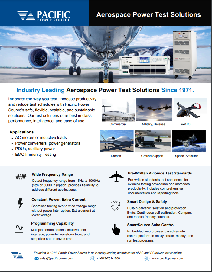 Aerospace Test Solutions Brochure