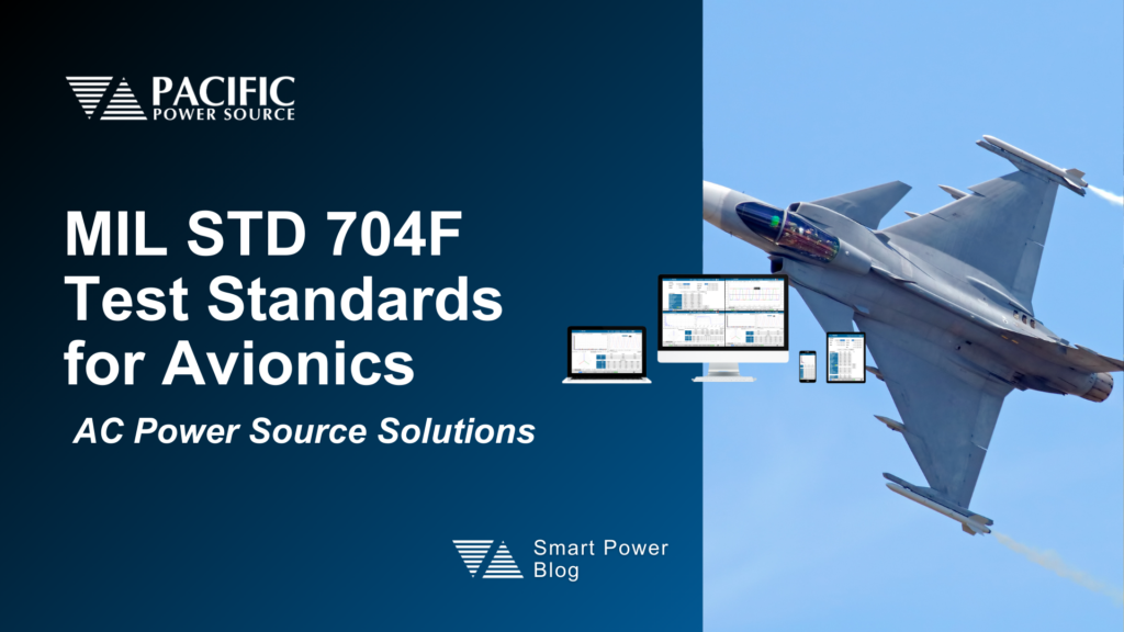 MIL STD 704F Test Standards for Avionics