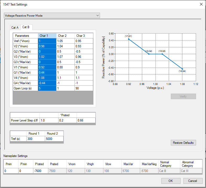 IEEE1547.1/ UL1741 SB Quality Logic Software